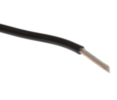 Product image for Wire 16 AWG PVC 300V UL1007 Black 30m