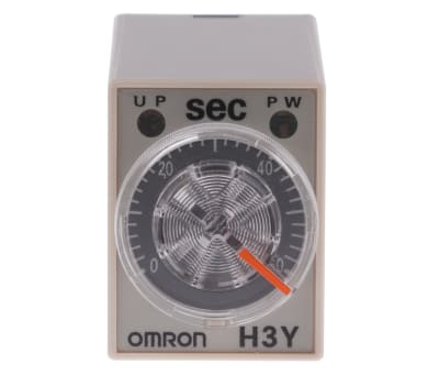 Product image for 4PDT min ondelay timer,2-60sec 110Vac/3A