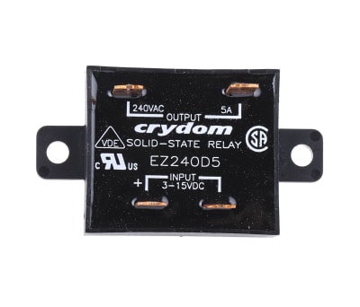 Product image for SOLID STATE RELAY,5A 24-280VRMS