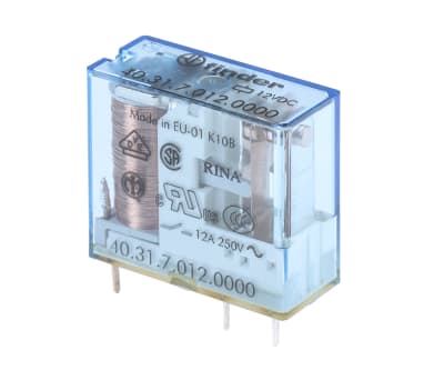 Product image for SPDT MINIATURE PCB RELAY,10A 12VDC COIL