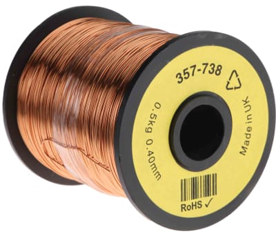 Product image for Insulated copper wire,25/26awg 400m