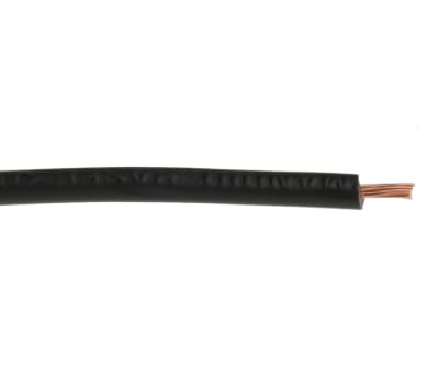 Product image for 2491X black equipment wire,0.5sq.mm 100m