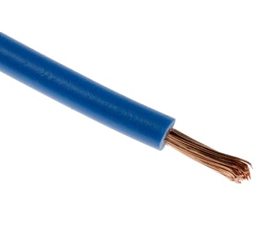 Product image for 2491X blue equipment wire,.75sq.mm 100m