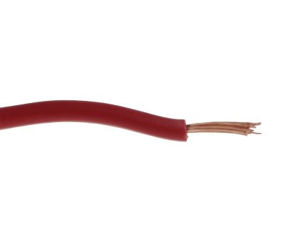 Product image for 2491X red equipment wire,0.75sq.mm 100m