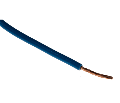 Product image for 2491X blue equipment wire,1sq.mm 100m