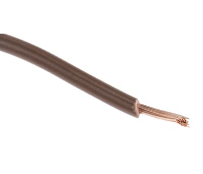 Product image for 2491X brown equipment wire,1sq.mm 100m