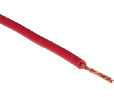 Product image for 2491X RED EQUIPMENT WIRE,1SQ.MM 100M