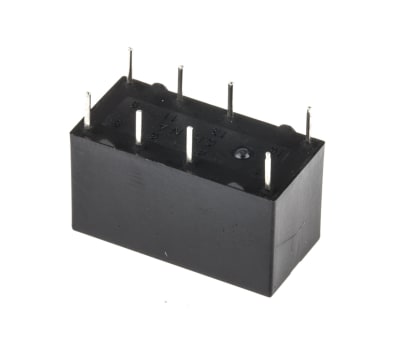 Product image for Omron, 24V dc Coil Non-Latching Relay DPDT, 2A Switching Current PCB Mount