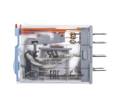 Product image for 4PDT PLUG-IN RELAY, 5A 230VAC COIL