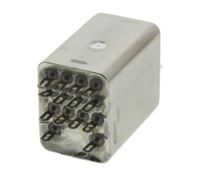 Product image for 4PDT mini plug-in relay,3A 24Vdc coil