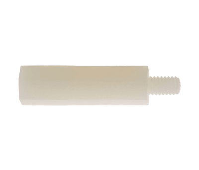 Product image for Male-Female nylon spacer,M4x25mm