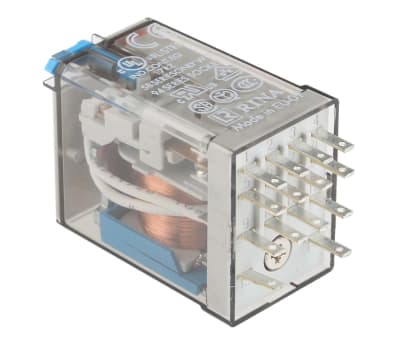 Product image for 4PDT mini plug-in relay,7A 12Vdc coil