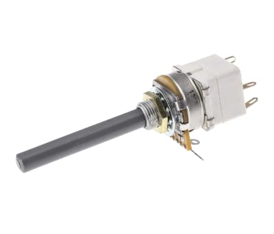 Product image for 23E 1 TURN POT W/SWITCH 1M LIN 20MM DPST