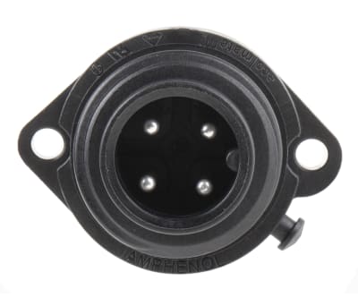 Product image for 3P+E ECOMATE STRAIGHT CHASSIS MOUNT PLUG