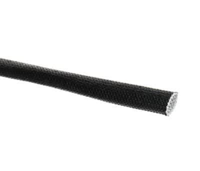 Product image for Black acrylic heat resistant braid,4mm