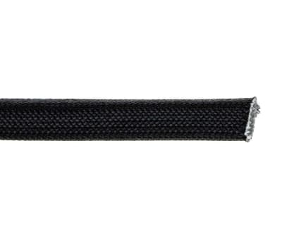 Product image for Black acrylic heat resistant braid,6mm