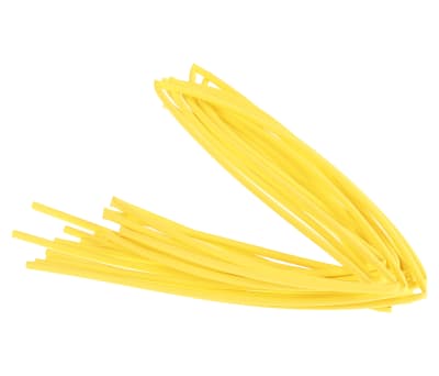 Product image for Yellow std heatshrink sleeve,2.4mm bore