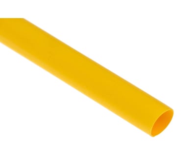 Product image for Yellow std heatshrink sleeve,6.4mm bore