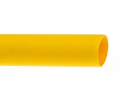 Product image for Yellow std heatshrink sleeve,6.4mm bore