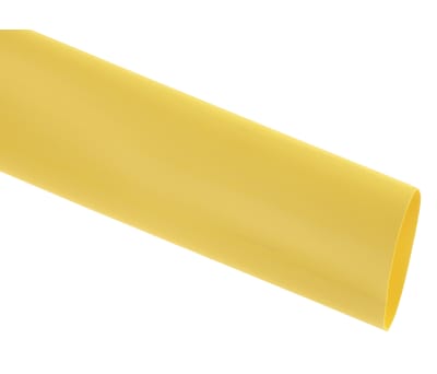 Product image for Yellow std heatshrink sleeve,25.4mm bore