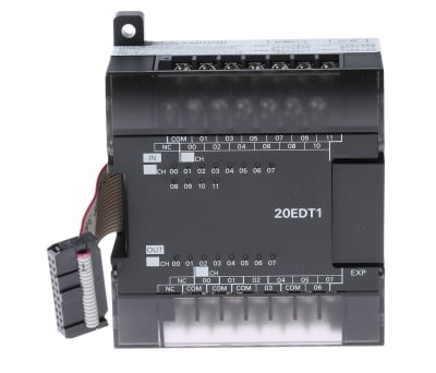 Product image for CP1L Module,12x24VDC i/p,8xPNP o/p