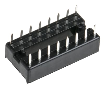 Product image for 16WAY LOW PROFILE DIL SOCKET,0.3IN PITCH