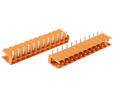 Product image for 12 WAY HORIZONTAL OPEN ENDS PCB HEADER