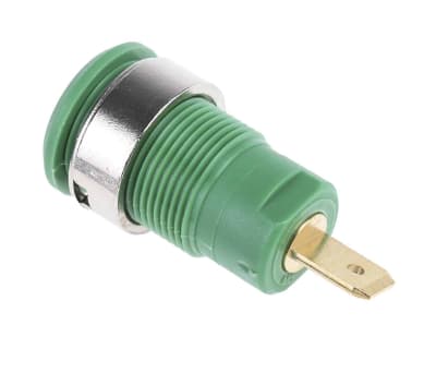 Product image for Green shrouded blade socket,4mm