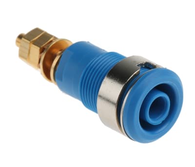 Product image for Blue shrouded stud socket,4mm