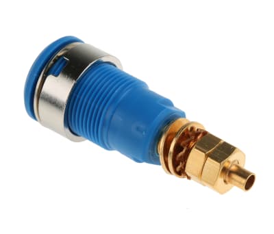 Product image for Blue shrouded stud socket,4mm