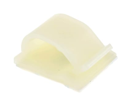 Product image for Round adhesive clip 15.7mm