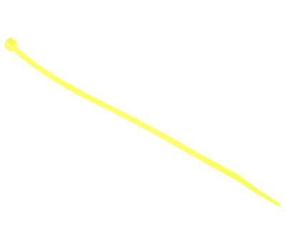 Product image for Yellow fluorescent cable tie