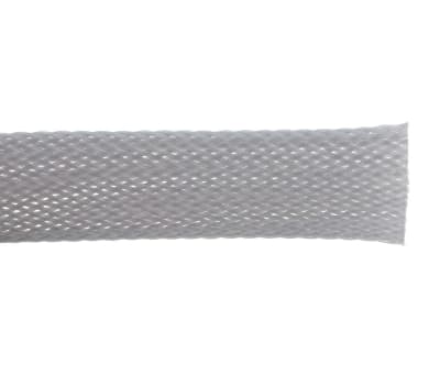 Product image for Grey Expandable braided sleeve,20mm dia