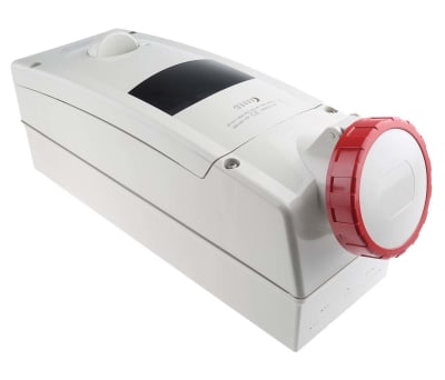 Product image for Red 3PN+E swt skt outlet,RCD,32A,400V