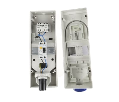 Product image for Blu 2P+E swt skt outlet,RCD,16A,230V