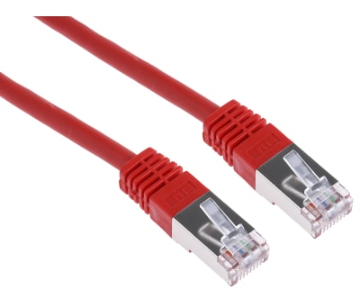 Product image for VALUE S/FTP Cable Cat.6,red,1.0m