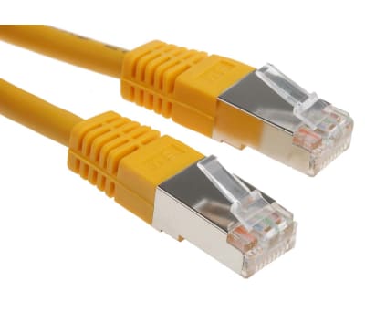 Product image for VALUE S/FTP Cable Cat.6,yellow,5.0m