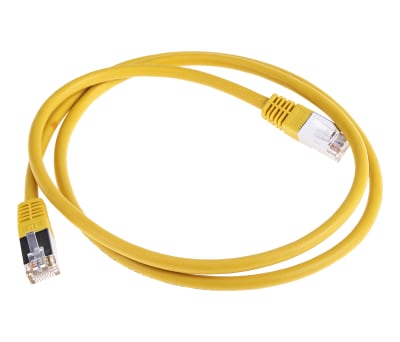 Product image for VALUE S/FTP Cable Cat.6,yellow,1.0m