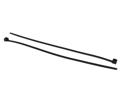 Product image for Black Releasable Cable Tie, 250x4.6mm