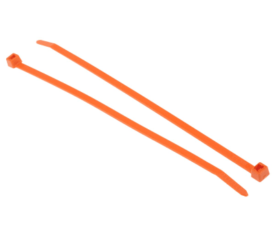 Product image for Orange nylon cable tie 200x4.6mm