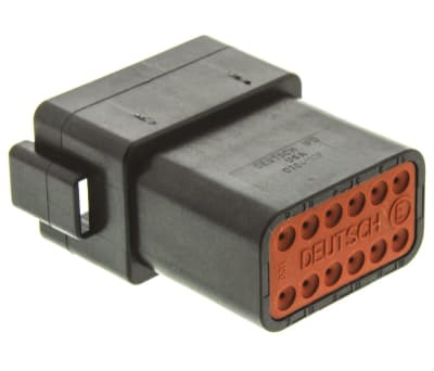 Product image for DT TYPE RECEPTACLE 12 PIN