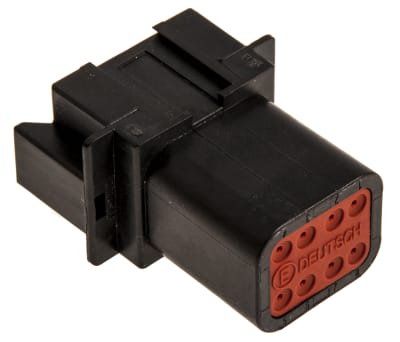 Product image for DT TYPE RECEPTACLE 8 PIN