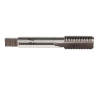 Product image for RS PRO HSS PG7-20 Straight Flute Threading Tap, 70 mm Length