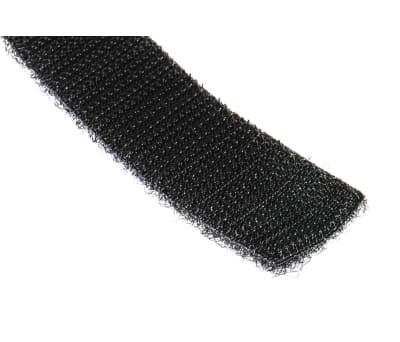 Product image for VELCRO BLACK BACK-BACK STRIP,20MM W