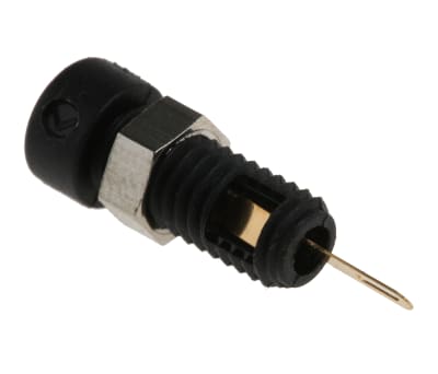 Product image for Black gold plated socket,2mm