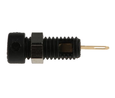 Product image for Black gold plated socket,2mm