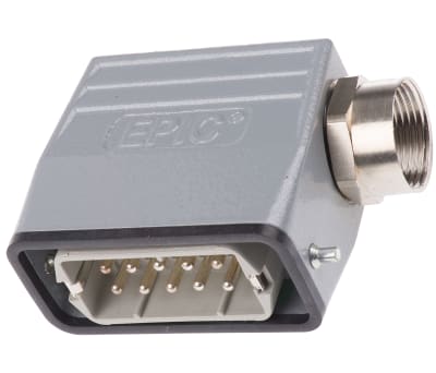 Product image for H-A 10WAY SIDE ENTRY CABLE PLUG,PG16 10A