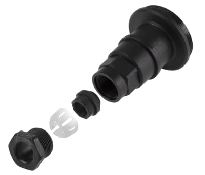 Product image for IP68 9way inline cable coupler socket,5A