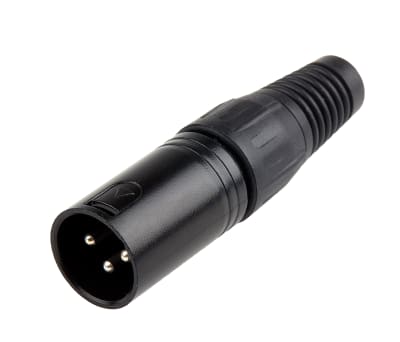 Product image for 3 way cable mount XLR plastic plug 16A