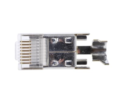 Product image for 8 WAY SHIELD STRAIGHT ENTRY RJ DATA PLUG